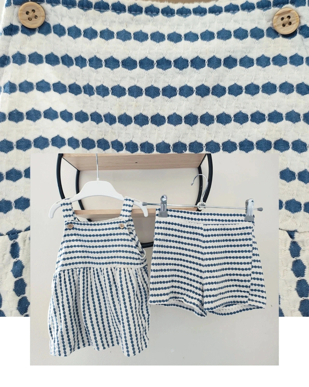 36 mois 3 ans ensemble été haut et short ( étiquette coupée)